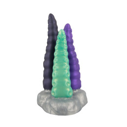 Gode Triple Tentacle offrant textures marines créature flexibles.