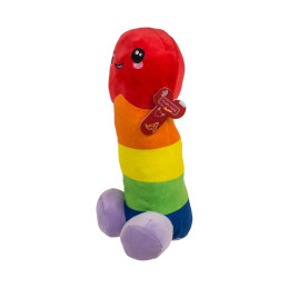 Plush Penis Rainbow peluche arc-en-ciel sourire coquin