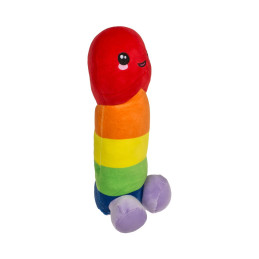 Plush Penis Rainbow, testicules sphériques câlin rigolo