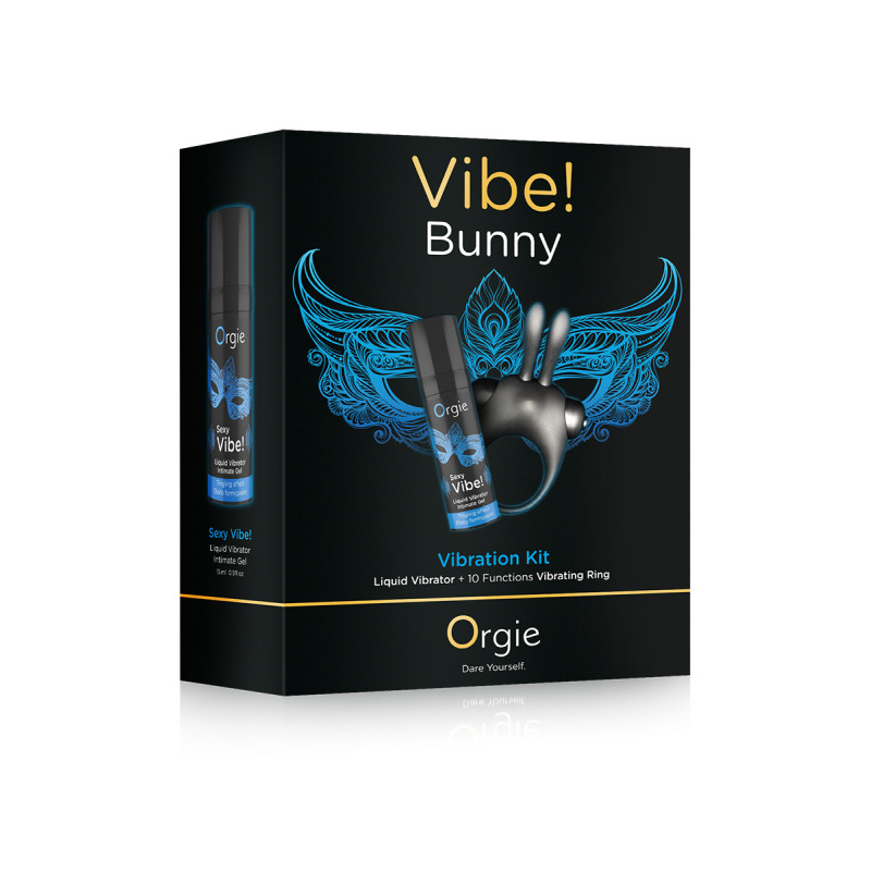 Kit plaisir vibrant Vibe Bunny pour stimulation clitoridienne explosive