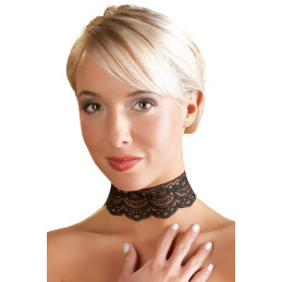 Collier sexy dentelle noire ajustable gothique