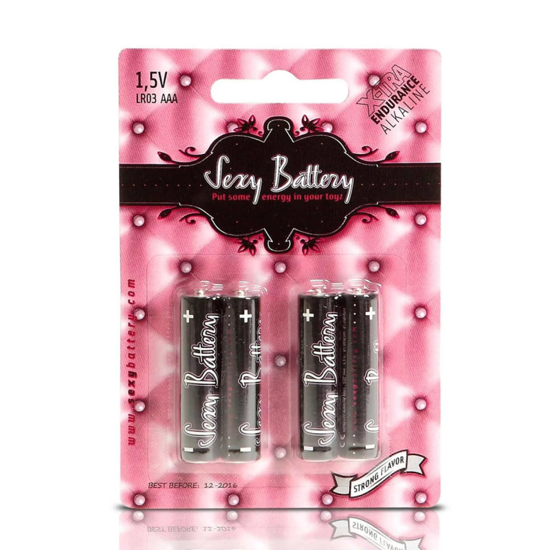 lot de 4 piles lr3 aaa xtra endurance alcaline sexy battery