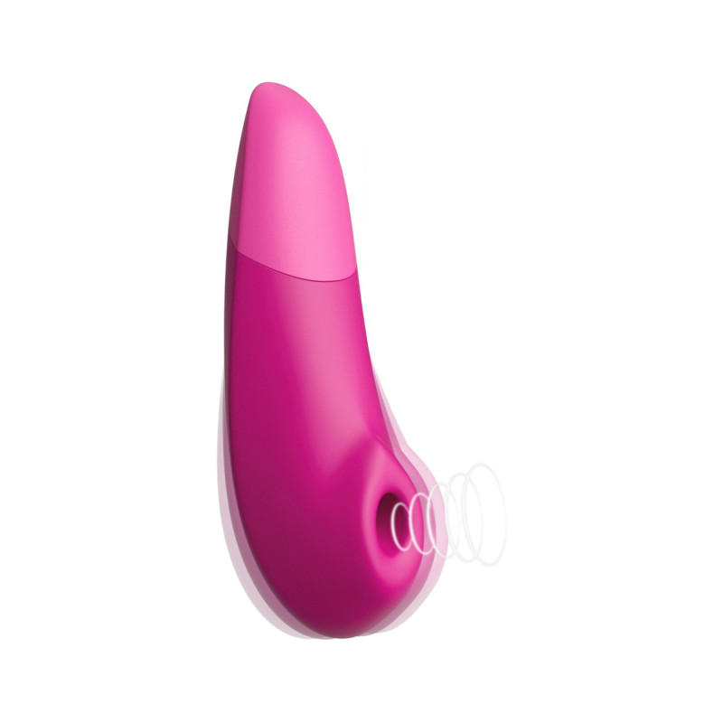 Womanizer Enhance rose combinant ondes aériennes et vibrations envoûtantes
