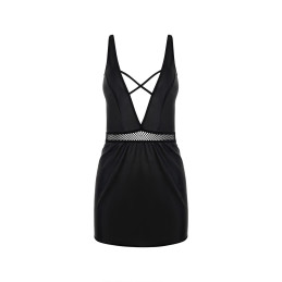 Robe Kristeen noire offrant confort sexy et élégance provocante