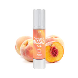 Huile de massage Pêche invitant à détente aromatique voluptueuse