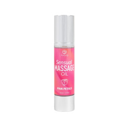 Huile de massage Pétales de Rose enveloppant peau de parfum floral raffiné