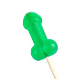 Présentoir de 40 sucettes pénis à la menthe avec effet rafraîchissant espiègle