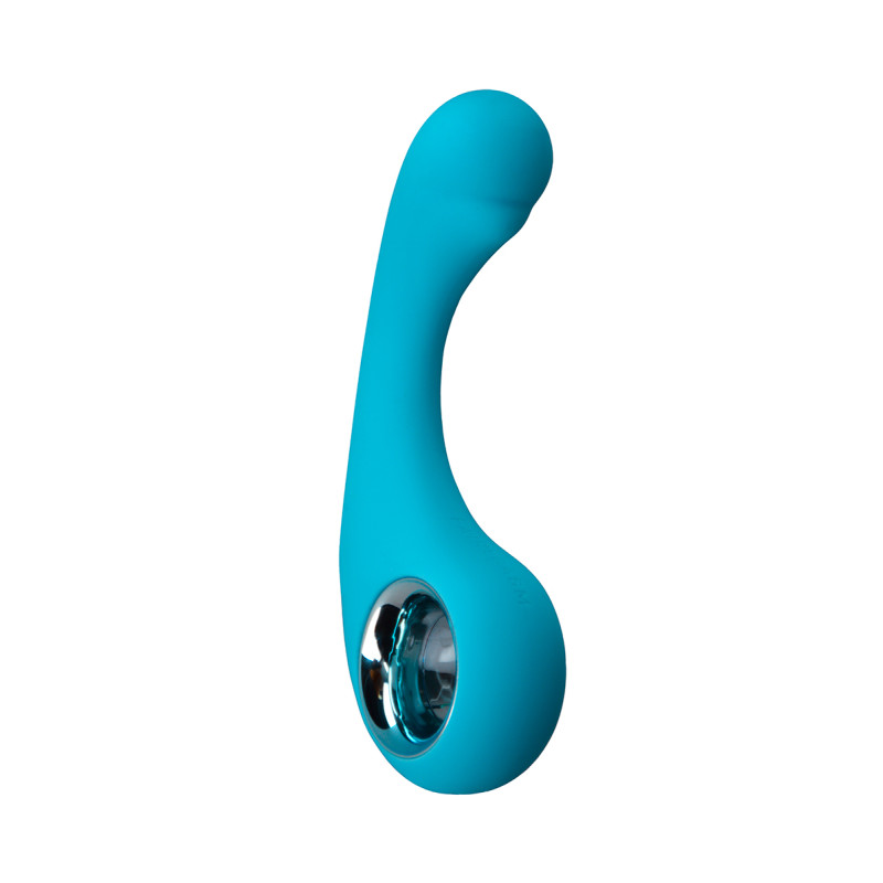 Vibro rechargeable BraveryAward bleu stimulant point G clitoris anus flexibilité