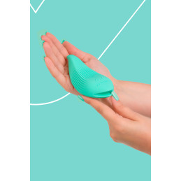 Mini vibro rechargeable DelightfulWave vert étanche IPX6 Whisp