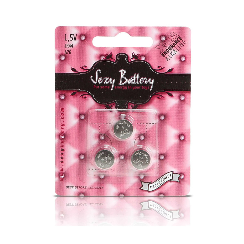 lot de 3 piles boutons lithium lr44 xtra endurance sexy battery