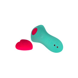 Stimulateur télécommandé de culotte HeartGem vert - FairyGasm