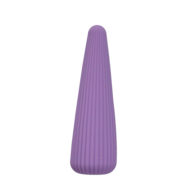 Vibro rechargeable IcyCone violet pour une stimulation précise et enveloppante