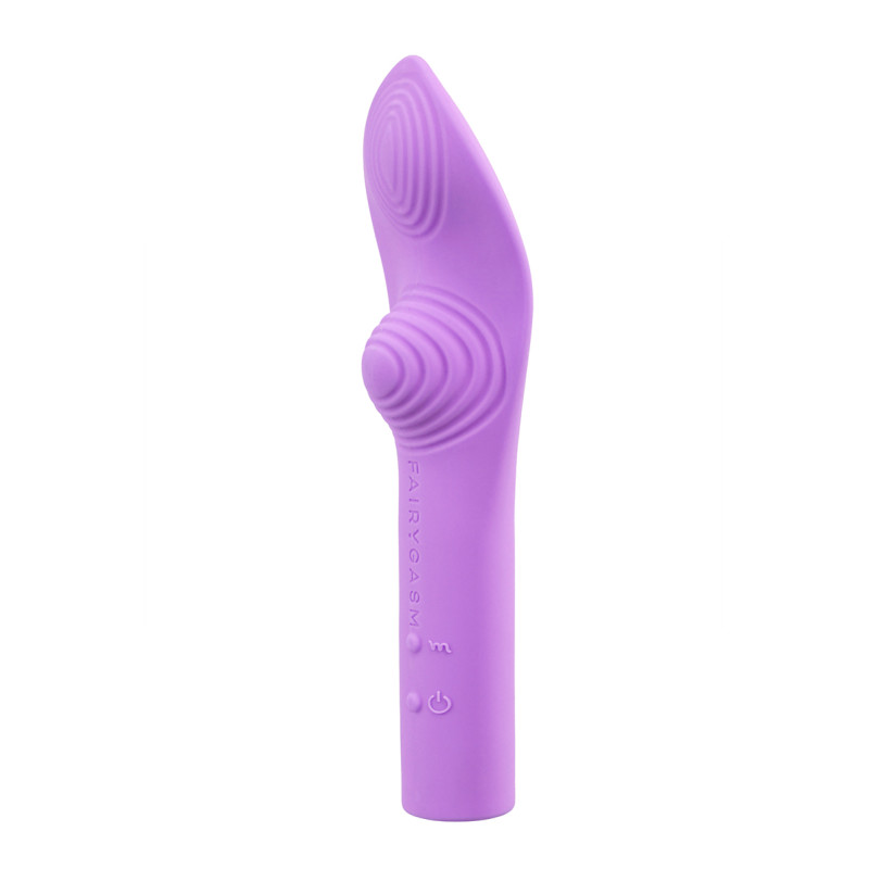 Vibro rechargeable LunaCharm violet pour une stimulation enveloppante et confortable