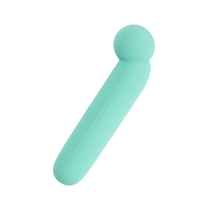 Vibro rechargeable LustTree vert pour une stimulation point G précise et confortable
