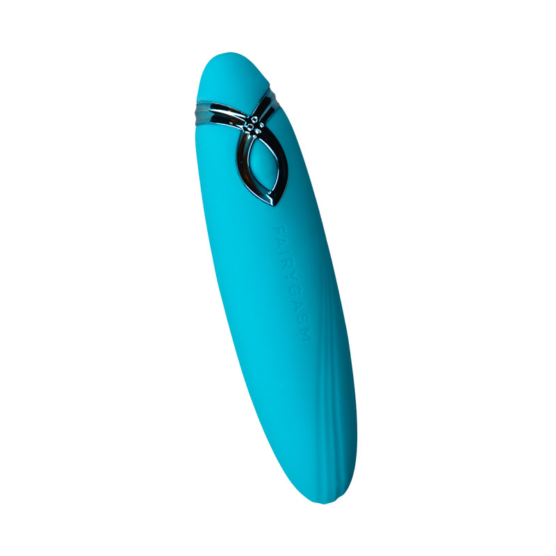 Vibro rechargeable PleasureArrow bleu pour une stimulation ciblée et enveloppante
