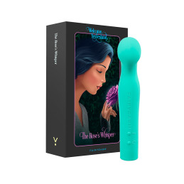 Vibro rechargeable Roseaissance vert au design élégant pour plaisir intime fluide