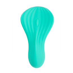 Mini vibro rechargeable SilkenTouch vert pour une stimulation douce et ciblée