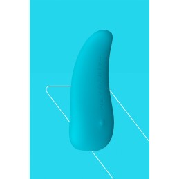 Mini vibro rechargeable ThrillLeaf bleu pour des instants de volupté discrète et fluide