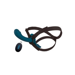 Gode ceinture télécommandé pour une double stimulation vaginale et anale en harmonie