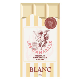 Chocolat blanc – Tablette 100g pour petites pauses sucrées et instants de complicité