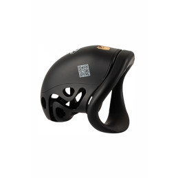 Cage de pénis avec dilatateur pour jeux de domination et soumission