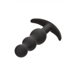 Plug anal Vibrant à perles Calexotics design perlé pour stimulation progressive et douce intensité