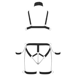 Ensemble harnais Strappy Bikini lingerie bondage bikini pour jeux de rôle et domination stylisée