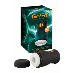 Masturbateur Gyro jouet érotique avec gaine souple pour sensations enveloppantes et stimulations intenses