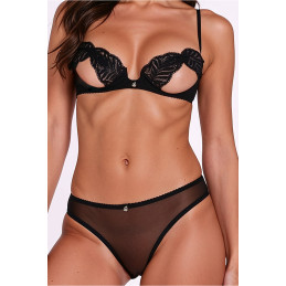 Ensemble noir Intimari création noire qui sublime la silhouette sous robe ou en mise en scène coquine et glamour