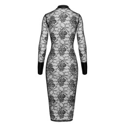 Robe fourreau Noirelle F376 fusionnant douceur et structure provocante