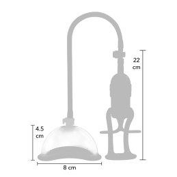 Pompe à vagin manuelle avec valve sécurité pour contrôles précis