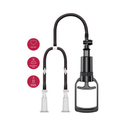 Pompe à tétons manuelle avec valve sécurité pour contrôles sécurisés