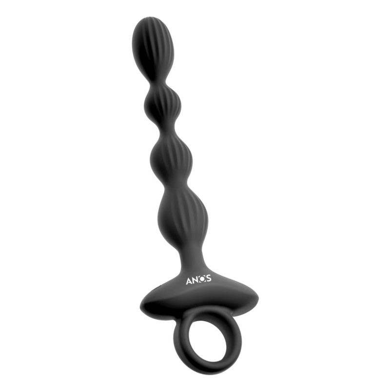 Chaine anale avec Jumping Vibrations : 4 perles flexibles pour plaisir intense et progressif.