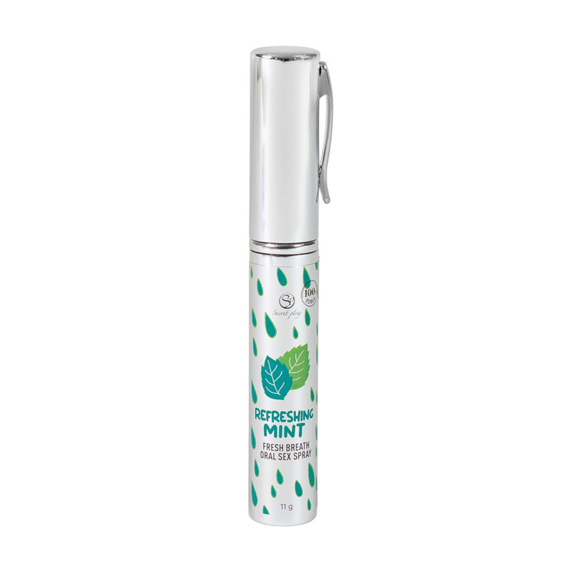 Spray sexe oral et haleine fraiche à la menthe bouche rafraîchie