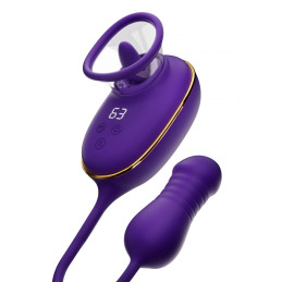 Stimulateur clitoridien et anal pour une double stimulation voluptueuse et irrésistible