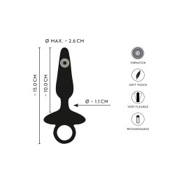 Plug vibrant flexible avec Design lisse procurant un confort glissant envoûtant