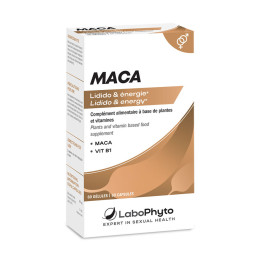 Maca Aphrodisiaque 60 gélules pour stimuler naturellement la libido et l'énergie