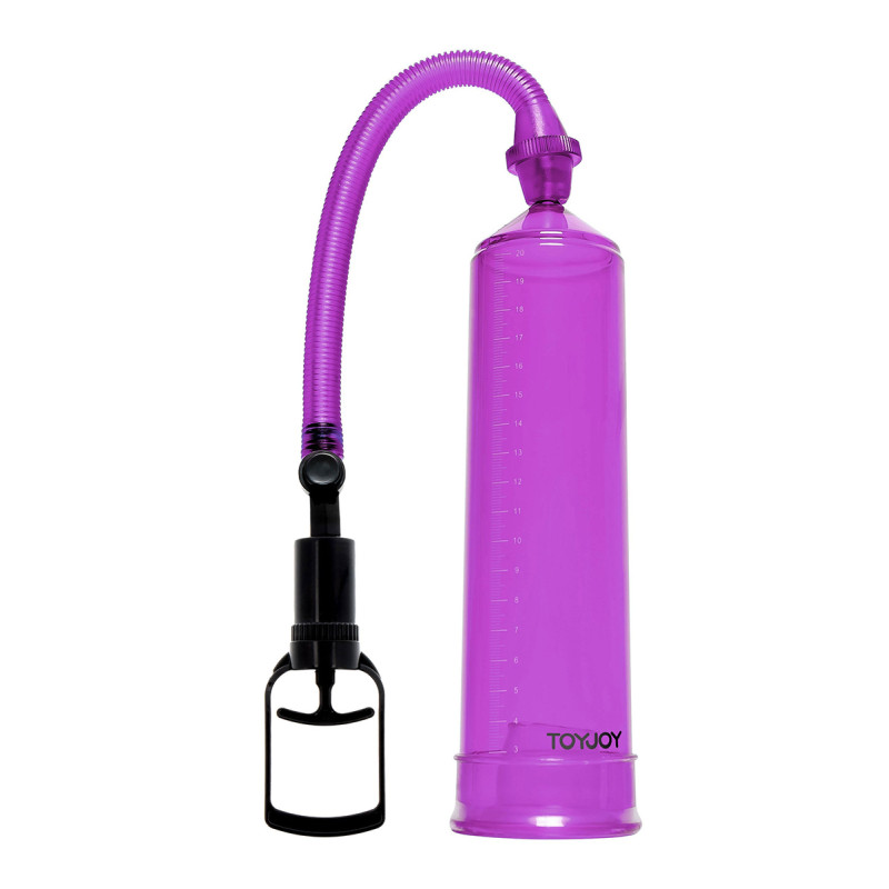 Pompe à pénis ToyJoy Power Pump violet pour un développement ferme et puissant