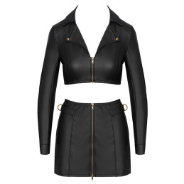 Ensemble top et jupe courte noir Cottelli PARTY idéal pour nuits festives torrides