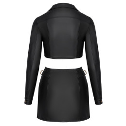 Ensemble top et jupe courte noir Cottelli PARTY procurant charisme magnétique