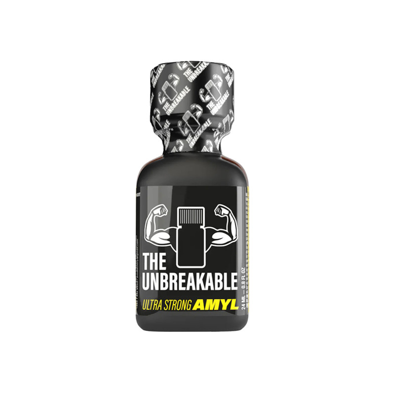 Poppers The Unbreakable Amyl 24ml pour rush amylé ultra-fort incassable