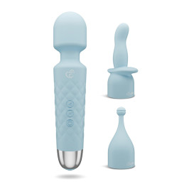 Mini Wand avec 2 accessoires pour massages vibrants multi-zones efficaces