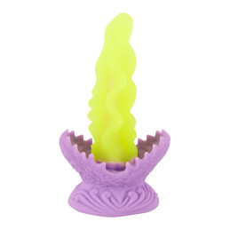 Gode Passionate Plant offrant silicone liquide lumineux ventouse