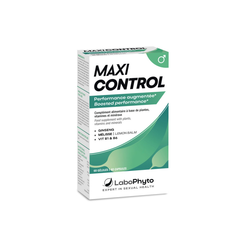 MaxiControl 60 gélules pour retard éjaculatoire naturel efficace