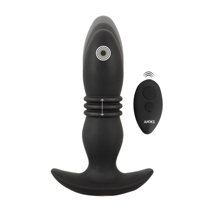 Plug va-et-vient RC Thrusting Massager pour thrusts puissants et extase anale
