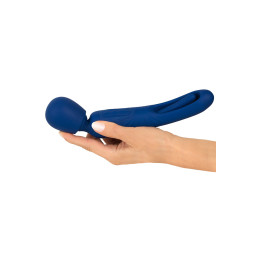 Vibro Wand réversible avec langue vibrante massage langue sensuel