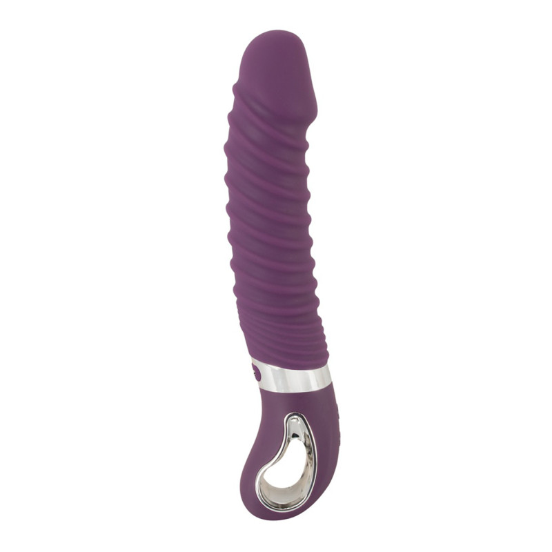 Vibro chauffant rechargeable 23,5 x 4,1 cm chaleur intense nervurée