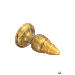 Plug anal Goldy M Fantasy Collection silicone liquide voluptueux