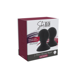 Suceurs de mamelons silicone L texture douce et flexible pour contact agréable sur peau