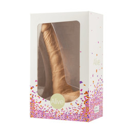 Gode ventouse Long John explorant des sensations intimes et enveloppantes en position mains libres